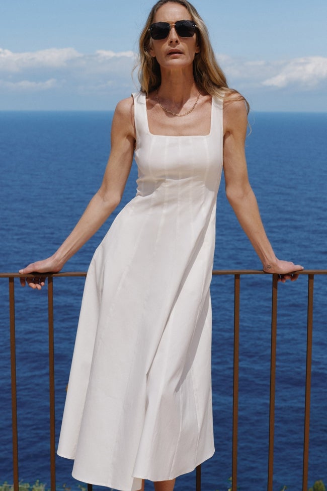 Сфера -квадратные ремни платье.