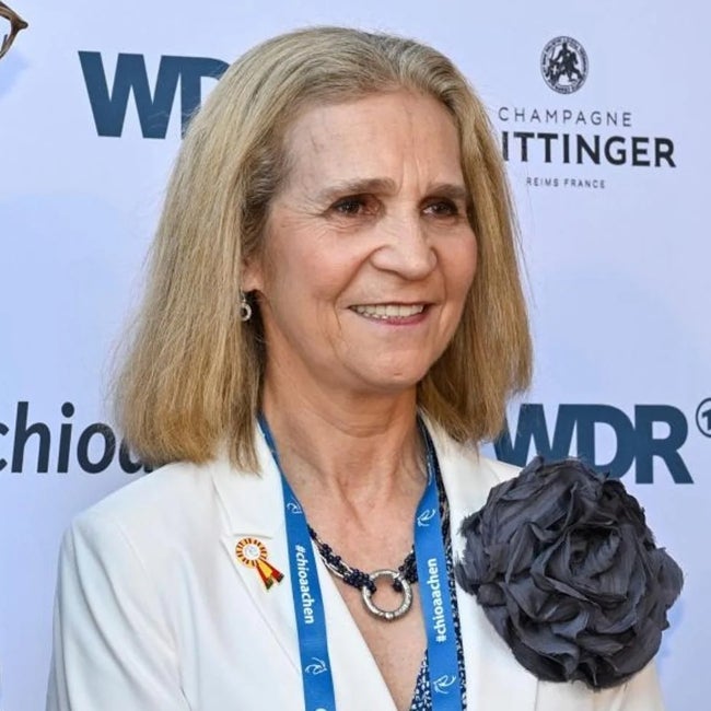 Инфанта Елена во время поездки в Германию.