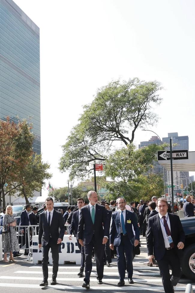 Король Фелипе возглавляет испанскую делегацию в штаб -квартире Организации Объединенных Наций в Нью -Йорке.