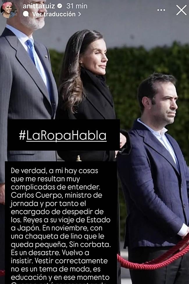 В соцсетях прокомментировали появление министра экономики Карлоса Боди на официальном прощании королей перед отъездом в Китай.