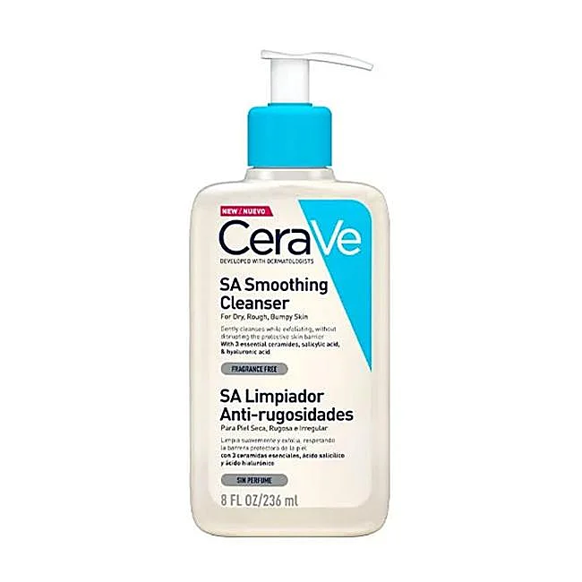 Cerave SA Очиститель для устранения шероховатостей.