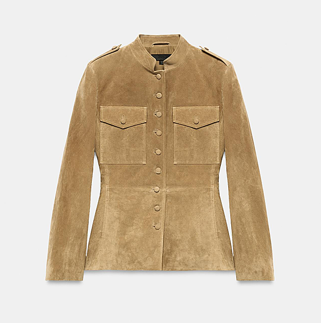 Куртка Zara стоит 129 евро.
